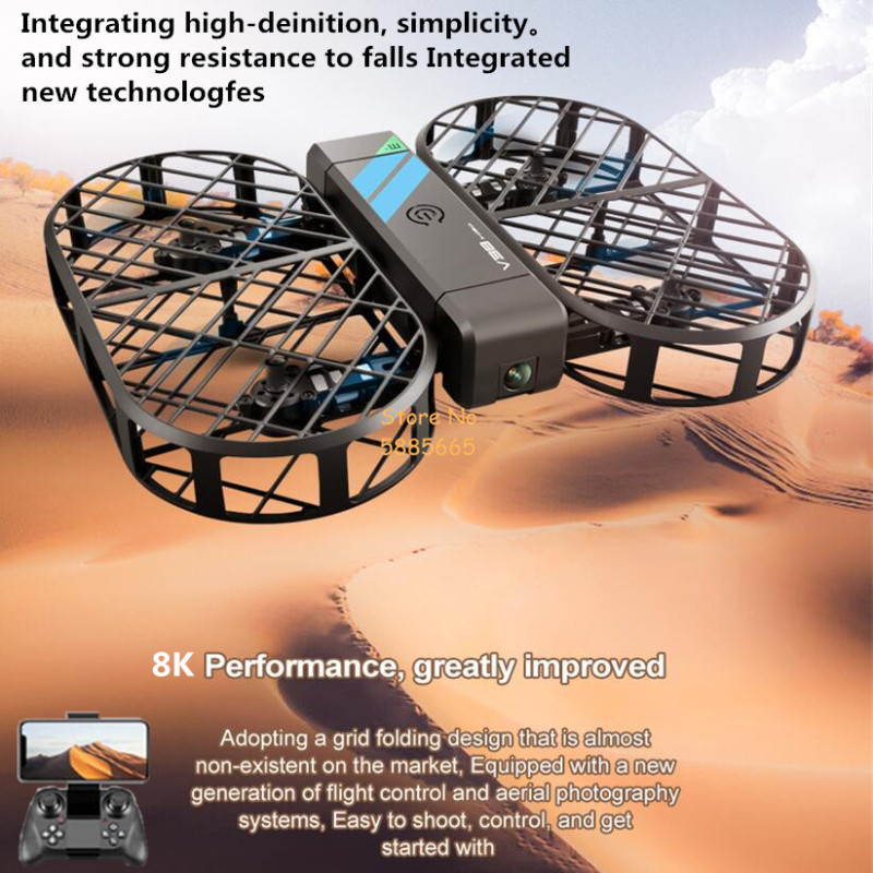 Drone Camera 4K - 8K HD-Kamera 360° ° Schutz Optischer