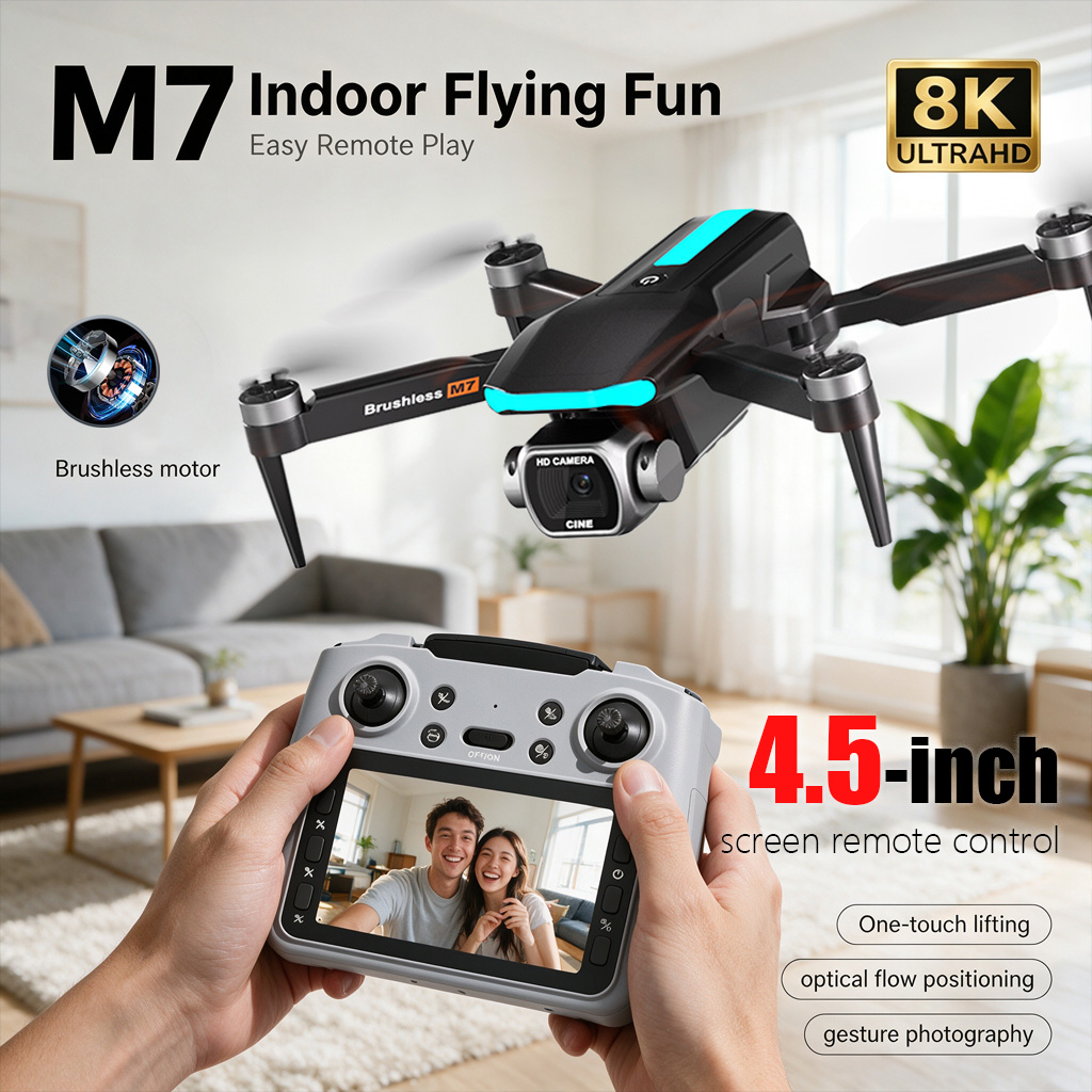 Drone Camera Professional - Neue M7 RC-Drohne Professionell 8K Doppelkamera