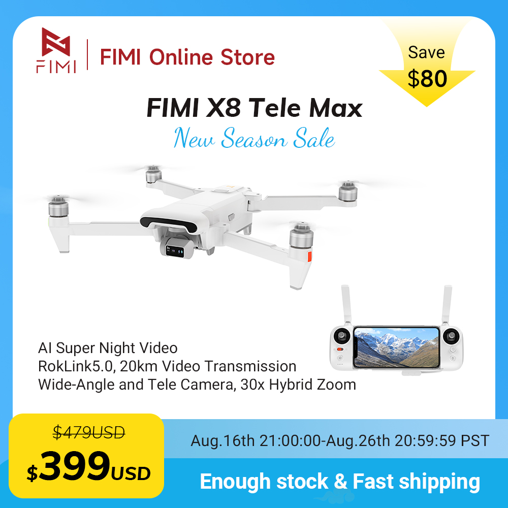 Drone Camera Night Vision - FIMI X8 Tele Max Drohne 4K