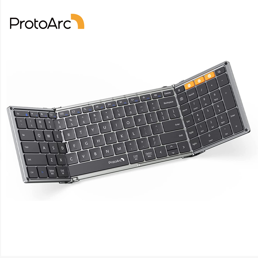 Eachine Drone E010 - ProtoArc XK01 Bluetooth-Funktastatur mit Ziffernblock, faltbare