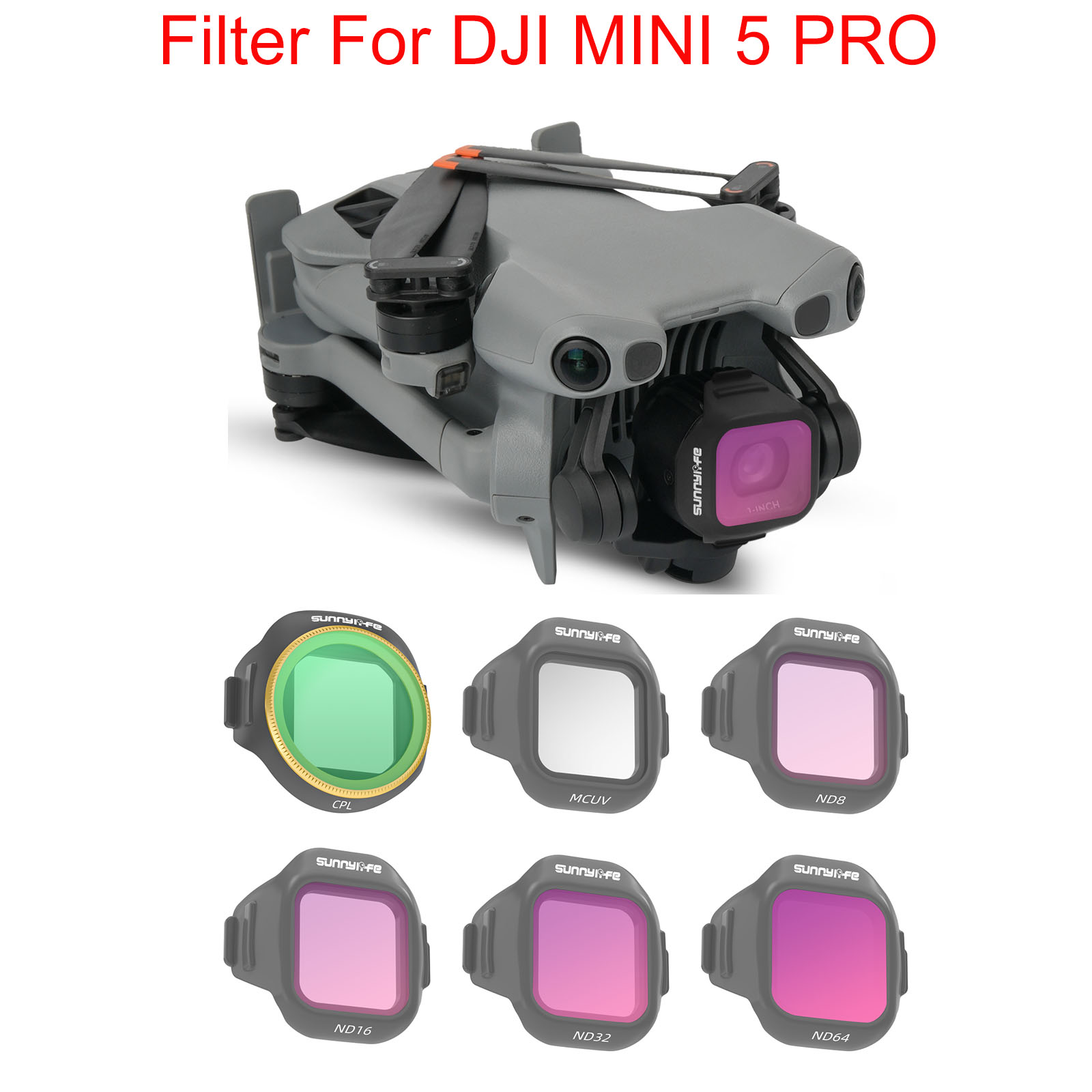 Drohnenfilter für DJI Mini 5 P – Drone Camera Filter Bewertung und Preis