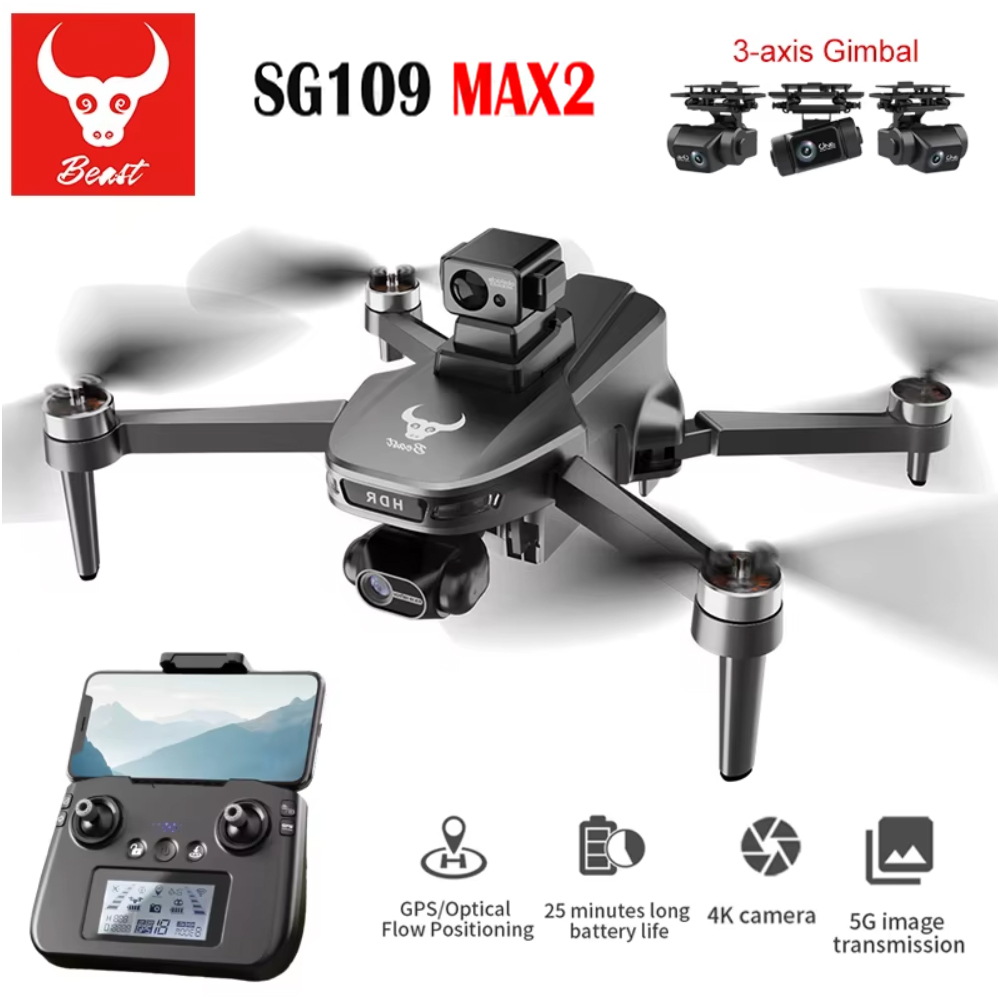 SG109 MAX2 Professionelle FPV  – Drone Camera 4K Bewertung und Preis